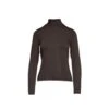 Brown Long Sleeve Polo Neck Jumper