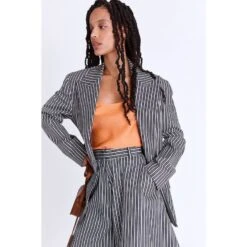 Ufolo Wide Leg Shorts - Stripe -Transcend Sales wide leg shorts 512fe1835c78d83b36402980ed7ee03a