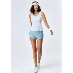 Women Tencel Short Pant - Blue -Transcend Sales women tencel short pant 0df53162f5dc0289118fb0bf35eb3d00