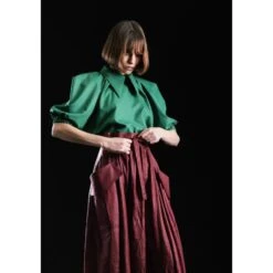 Designer Green Blouse -Transcend Sales wpeyhk2kmgt4ukksvzr4