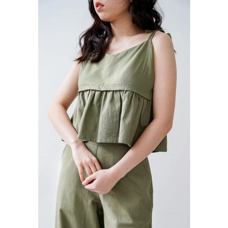 Harmony Top In Olive 3 Harmony Top In Olive - Image 3