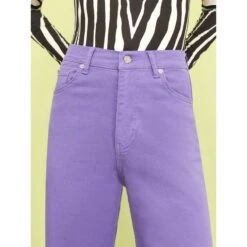 Wide Leg Jeans-Purple -Transcend Sales ybe55dez5kie7bkjvsn7