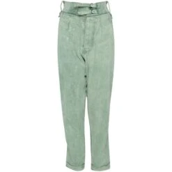 The Perry Long Pants Stone Washed Green