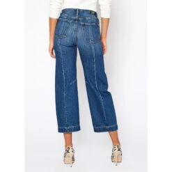 Hi-Rise Wide Leg Crop Jeans In Colorado -Transcend Sales yhup07ervhfsun7mb2e7