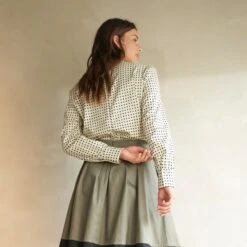 Polka Dot Twist Neck Blouse 5 Polka Dot Twist Neck Blouse -Transcend Sales yriswoxb9bljfhshzeil