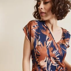 Hooray Henry Printed Silk Viscose Top 10 Hooray Henry Printed Silk Viscose Top -Transcend Sales zenuprqouj5en64teoci