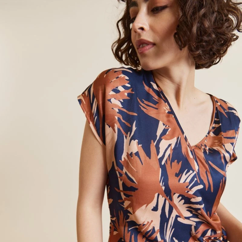Hooray Henry Printed Silk Viscose Top 3 Hooray Henry Printed Silk Viscose Top - Image 3