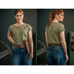 Damsons Rock T-Shirt Army Green -Transcend Sales znymlliz8qopzhgoppto